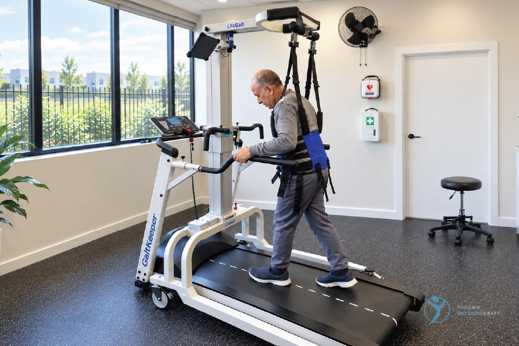 litegait treadmill in use